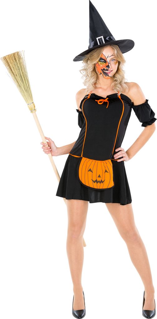 dressforfun Frauenkostüm Pumpkin Witch