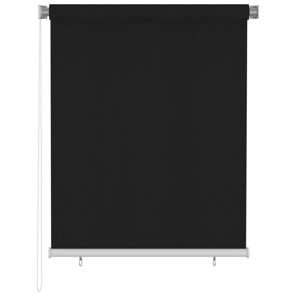 vidaXL Außenrollo 125 (B) x 140 (H) cm Schwarz Produktbild 