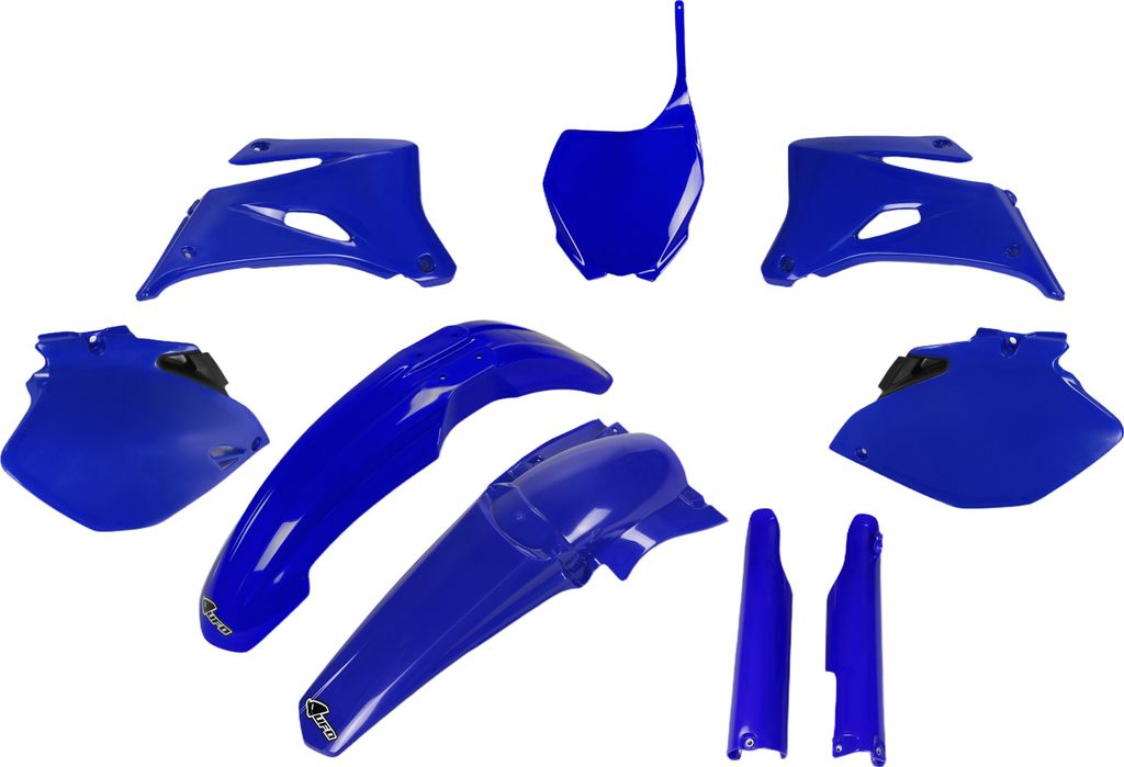 Verkleidungskit UFO PLAST 9-teilig Verkleidungssatz Kunststoff mit Gabelschutz, Farbe:blau OEM