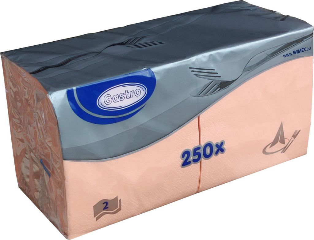 250 serviettes de cocktail double épaisseur, env. 24 x 24 Image du produit 