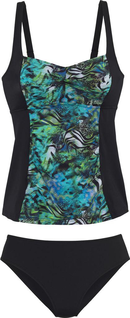 VIVANCE Bügel-Tankini türkis bedruckt Größe 46 Cup C