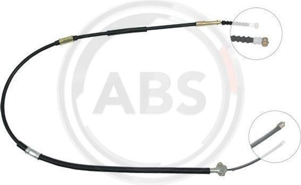 A.B.S. K16357 Seilzug, Handbremse OE 4643010120 kompatibel mit Starlet