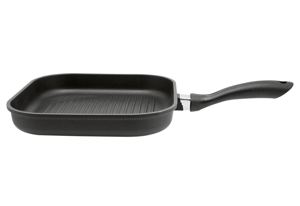 ELO Grillpfanne 28 x 28 cm ALUCAST, hochwertige Pfanne aus Produktbild 