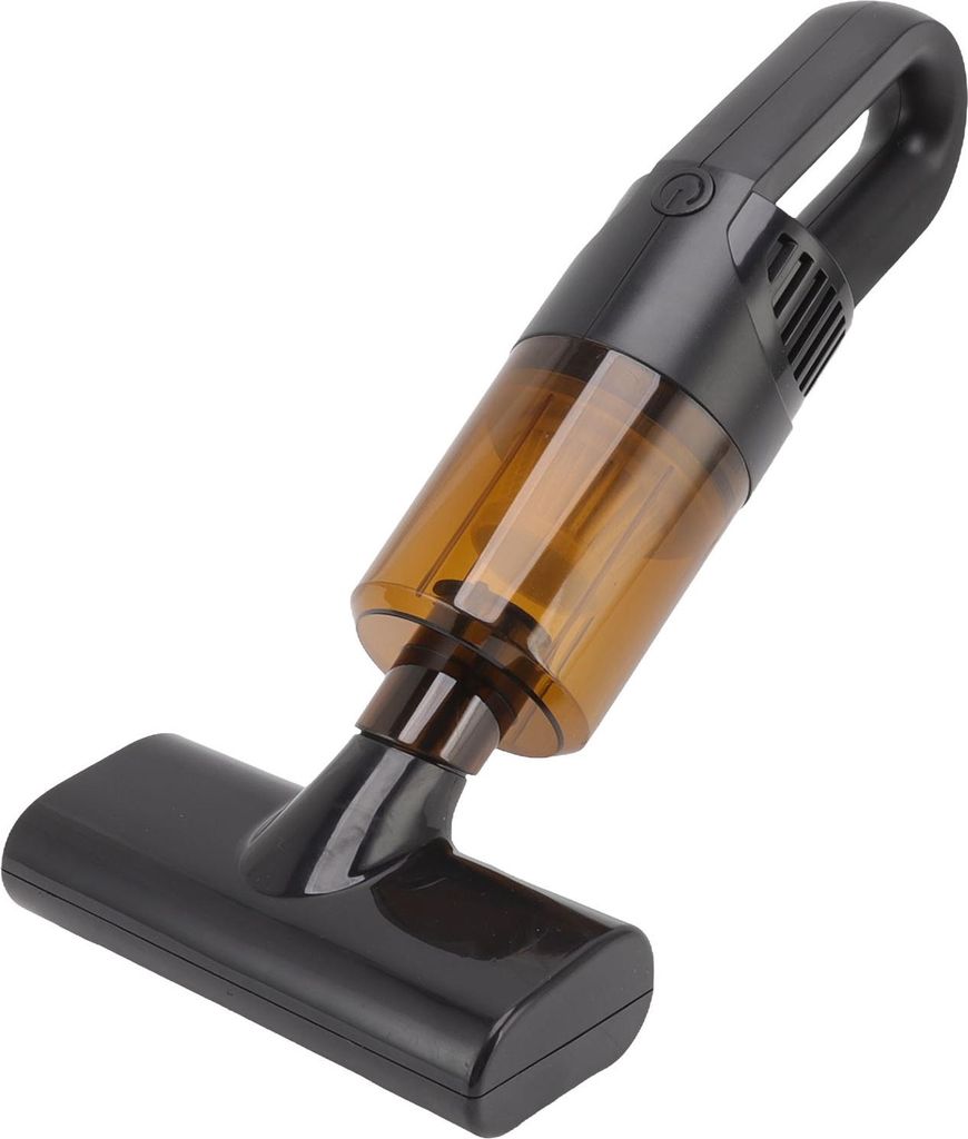 Schnurloser Handstaubsauger Staubmilbenentferner USB Wiederaufladbar für Auto und Heimtierhaare Schwarz