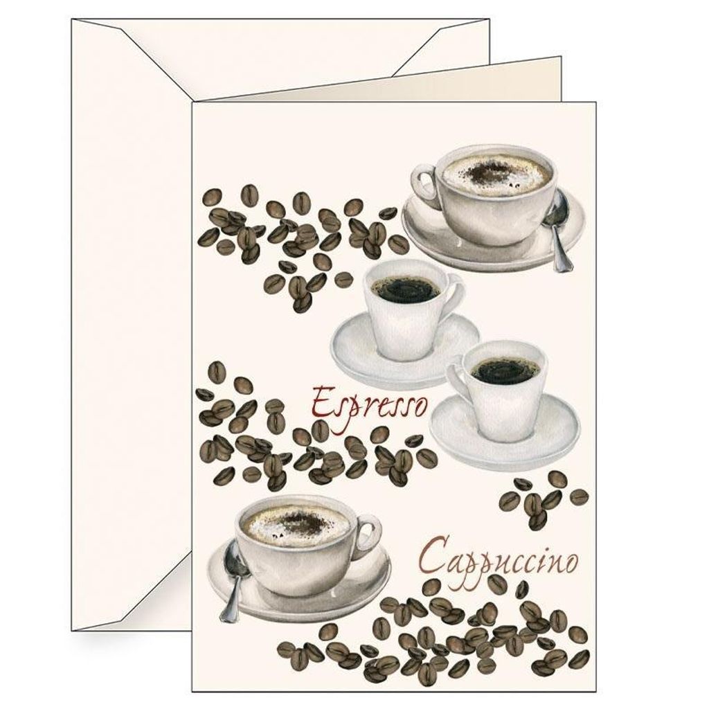 Block B6 + Umschlag 5635 Kaffee – Tassotti