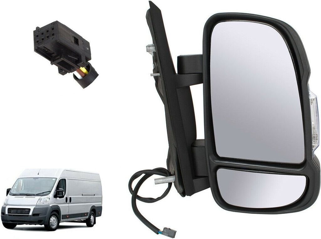 RECHTS Außenspiegel Spiegel KURZER ARM elektrisch für Fiat Ductao III ab 2006-