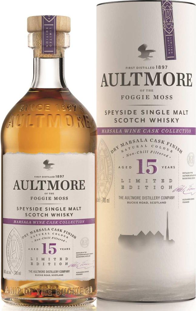 Aultmore 15 Jahre - Dry Marsala Cask Finish - Wine Cask Collection - Single Malt Whisky