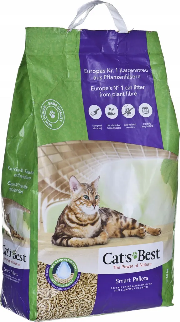 Litière Cats Best Smart Pellets 10kg : Fini la Litière Partout Chez Vous