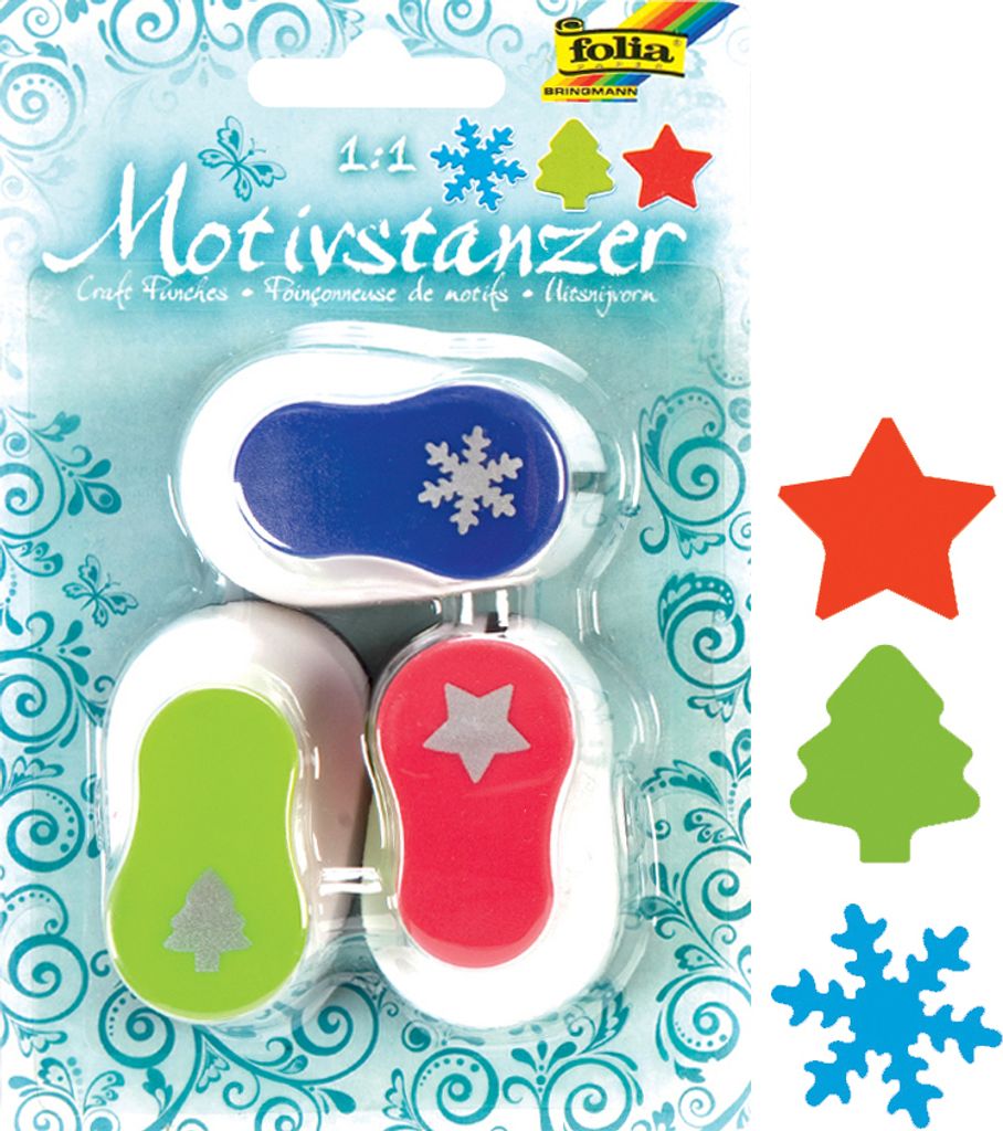 folia Punzonatrice per motivi natalizi, piccola, set 1 Immagine del prodotto 