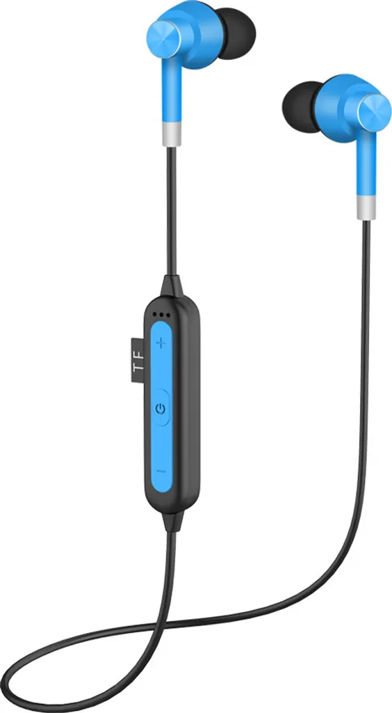 Cuffie Bluetooth senza fili Retro collo Appeso Sport 5.0 Cuffie Blu