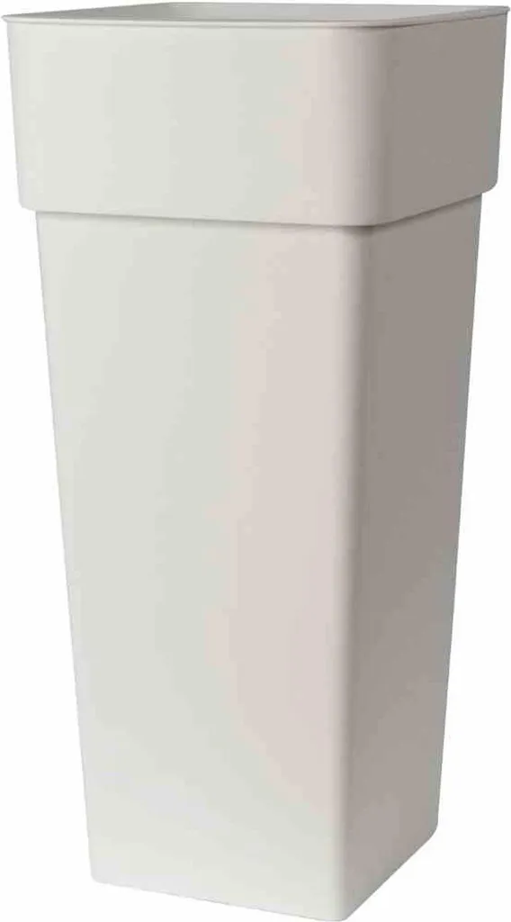Aménagez votre Terrasse avec le Bac à Plantes DUO QUADRO Blanc B57792