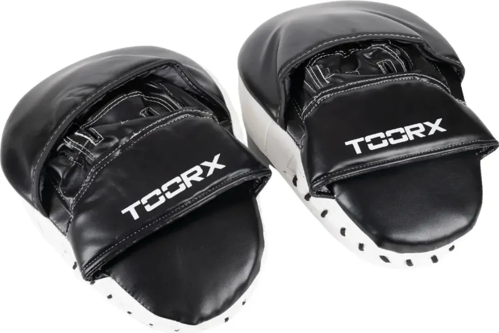 Toorx Fitness BOT-038 Coussinets pour les mains en simili cuir noir