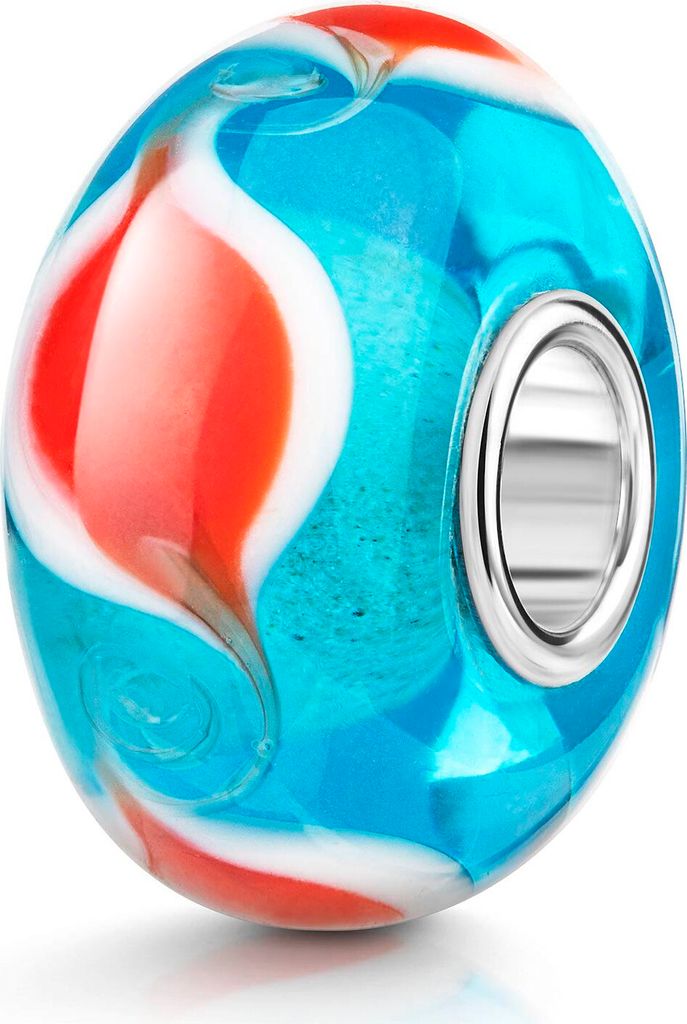 MATERIA by Matthias Wagner Wellen Glas Bead hellblau Wirbel Produktbild 