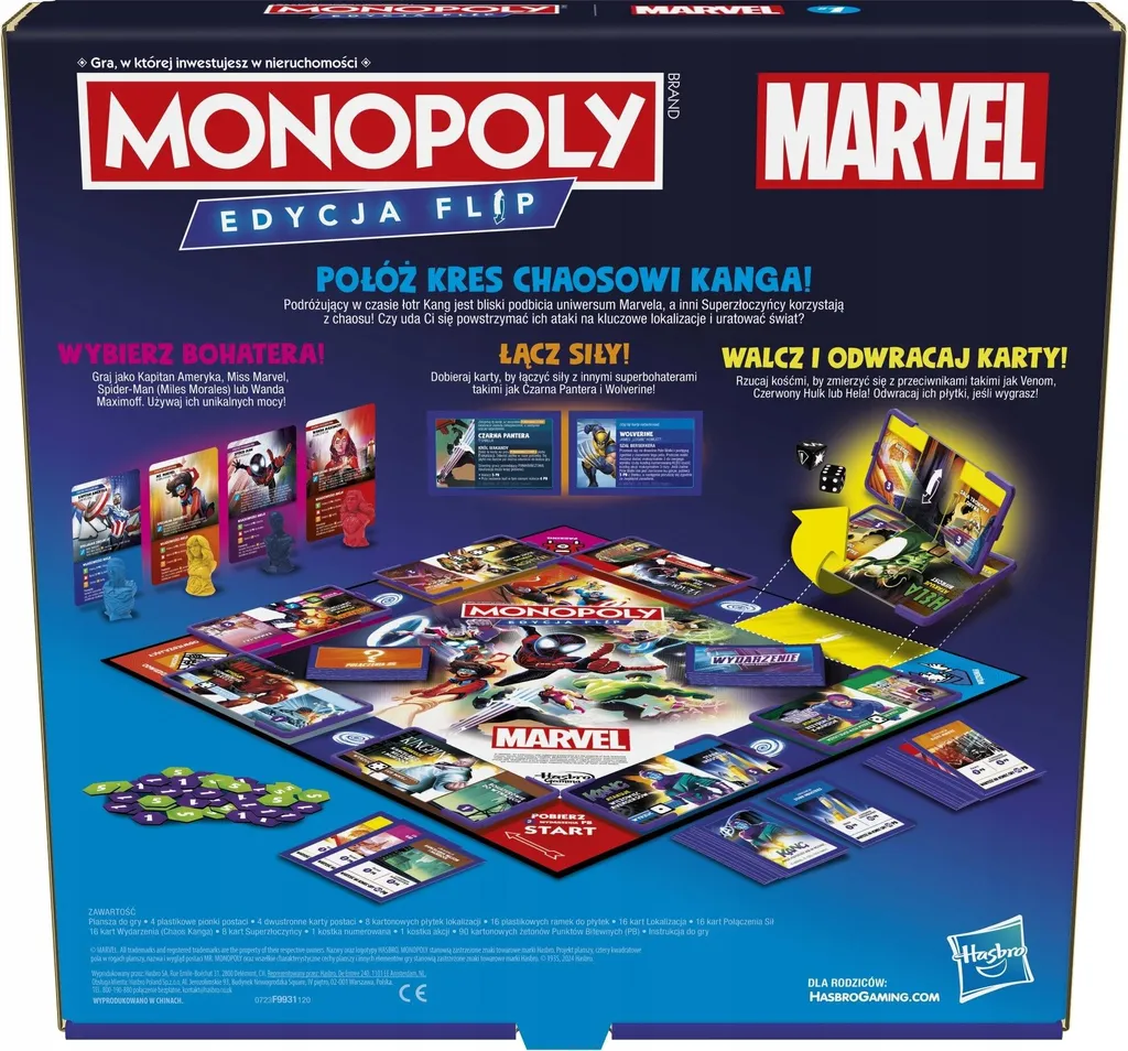Monopoly Flip Marvel Hasbro, le jeu idéal pour animer vos soirées - 2