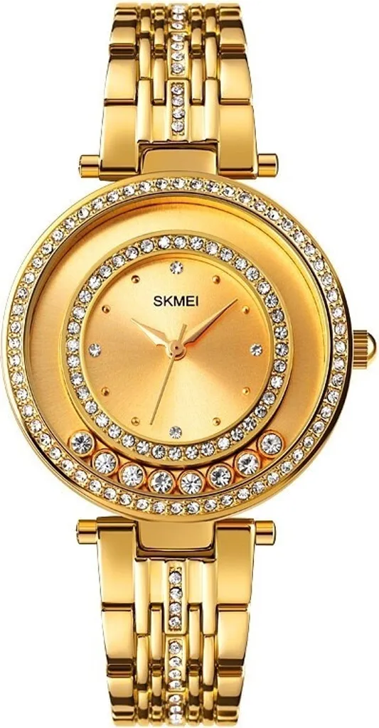 Montre de Soirée Dorée SKMEI Heidi - Parfaite pour Mariages et Cérémonies