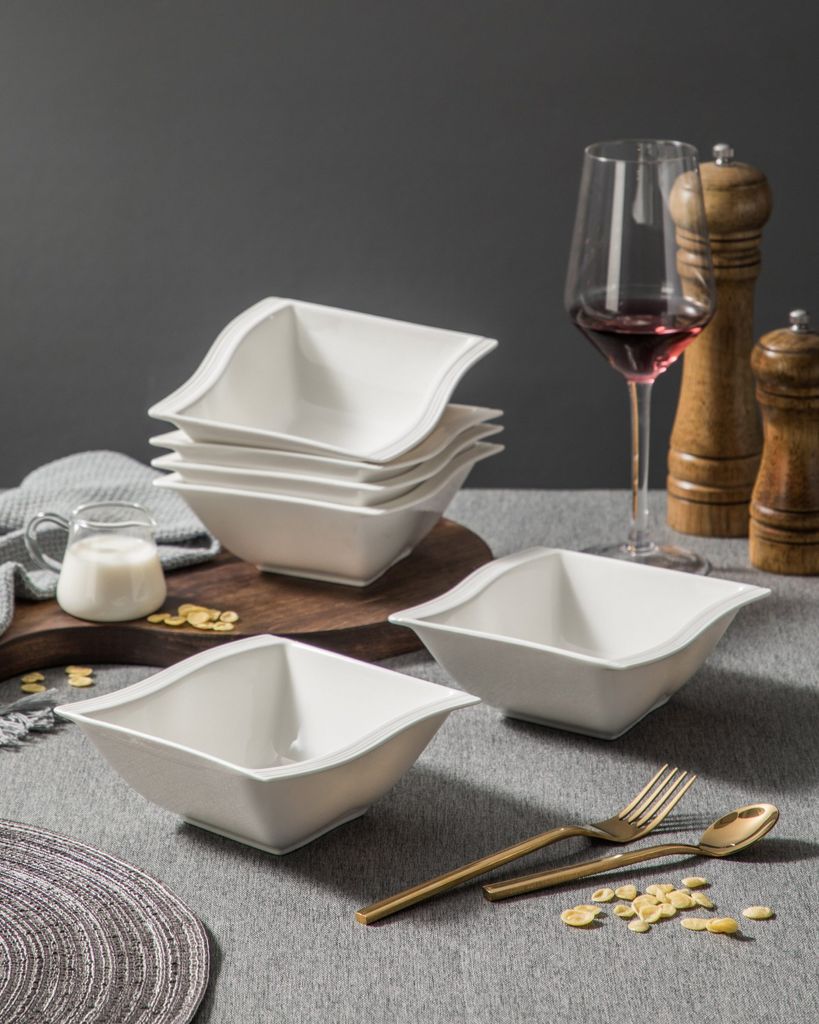 MALACASA, Serie Flora, 6 tlg. Porzellan Schüsseln Set Produktbild 7