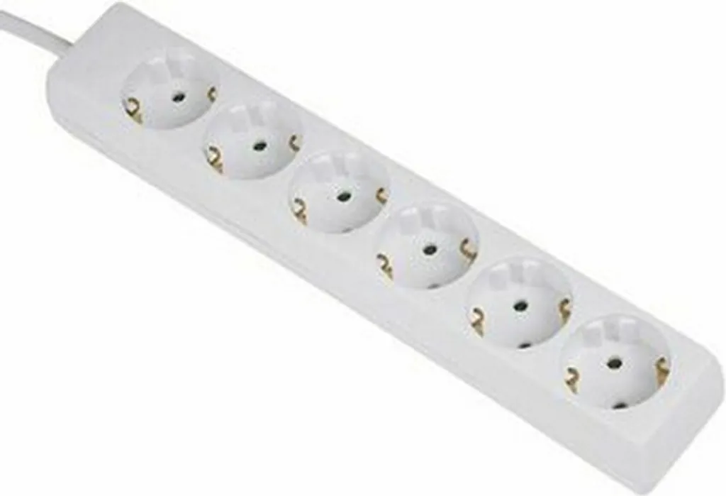 Multipresa Sicura Hama 30529 6 Prese | Protezione Bambini Bianco