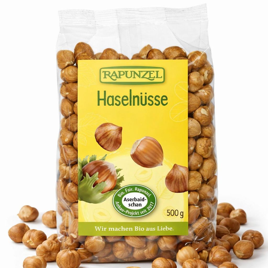 Rapunzel  Haselnüsse 500g - 6 Beutel Produktbild 