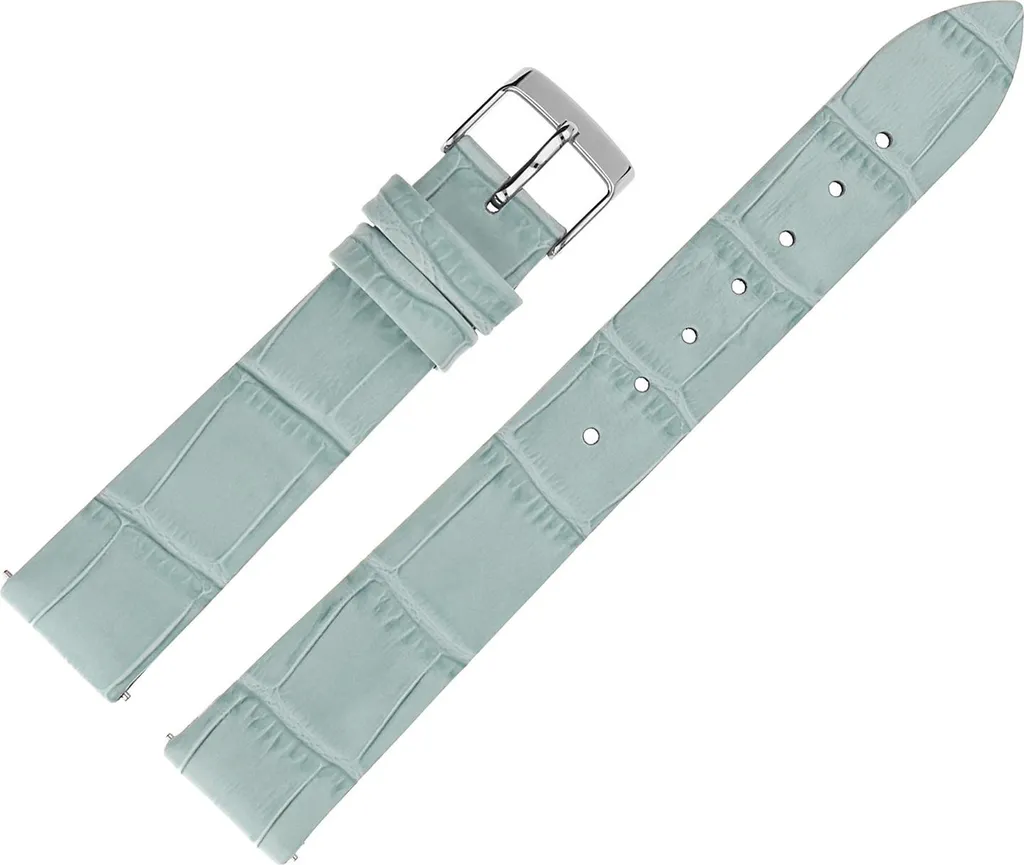 Bracelet montre 16 mm en cuir menthe brillante Ladies Moonflight