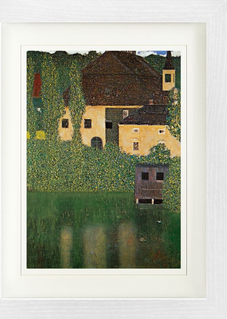 Gustav Klimt Gerahmtes Bild Mit Edlem Passepartout | Wand-Bilder | Im Bilderrahmen - Schloss Kammer Am Attersee I, 1910 (40 x 30 cm)