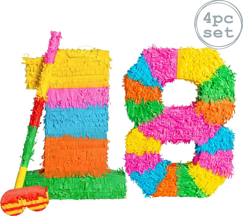 Fax Potato Fax Potato Pinata Set mit Stick & Blindfold - Produktbild 