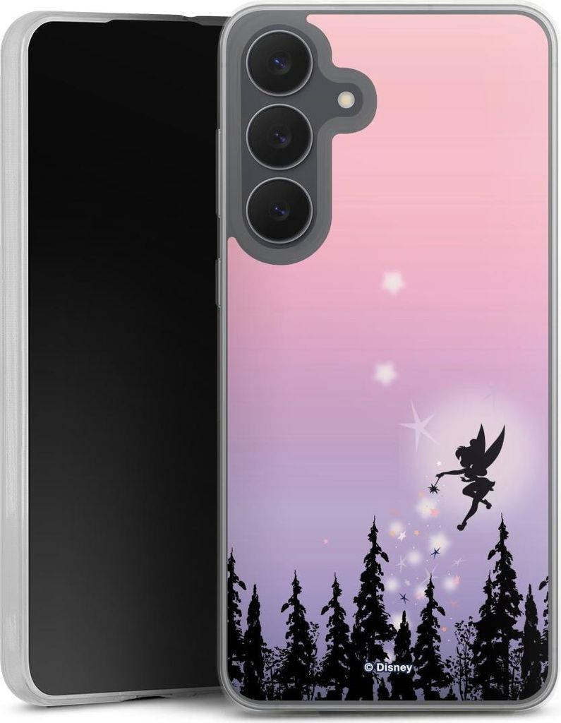 DeinDesign Slim Hülle für Samsung Galaxy S25 FE Silikon Case Ultra Dünn Handyhülle Disney Offizielles Lizenzprodukt Tinkerbell
