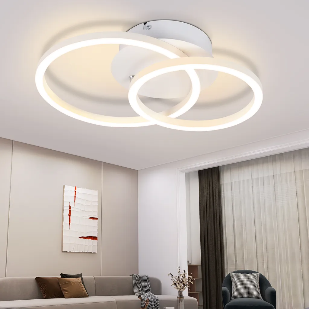 Plafoniera ZMH LED 24W 3000K: Lampada da Cucina ad Alta Resa