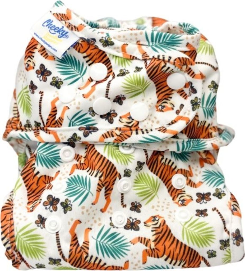 Cheeky - Baby Überhose - Waschbare Windel - Tiermuster