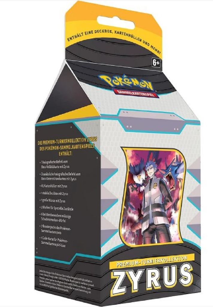 Pokémon Premium Turnierkollektion DE Zyrus Produktbild 