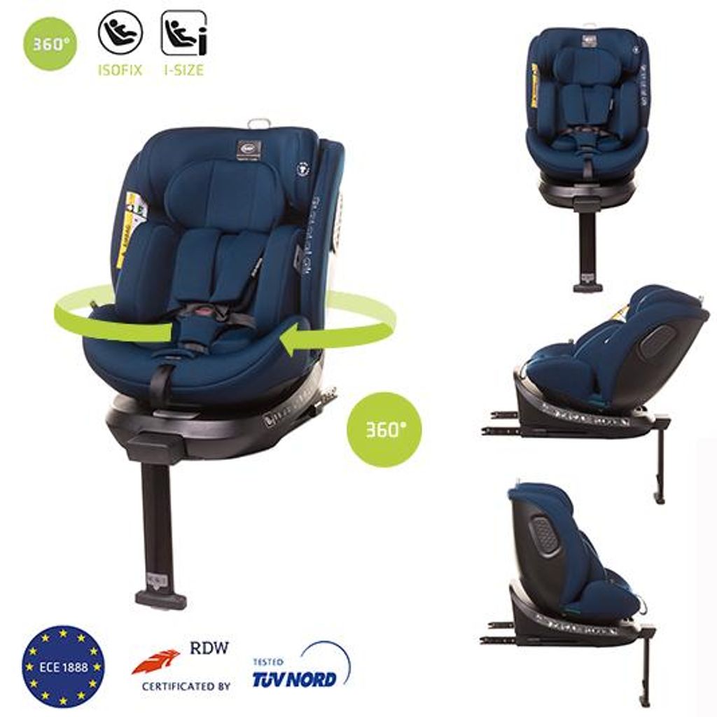 4Baby | Kindersitz - 360° Drehbar - mit ISOFIX, I-SIZE, Produktbild 