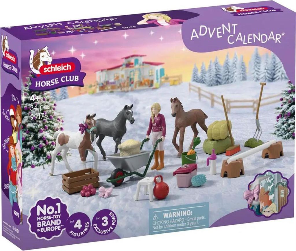 Schleich 99178 advent calendar horse club 2025