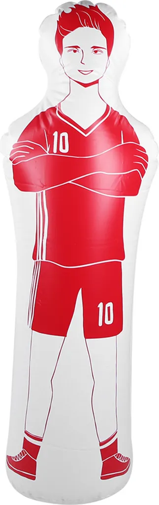 Mannequin d'entraînement de football gonflable rouge en PVC de 0,35 m