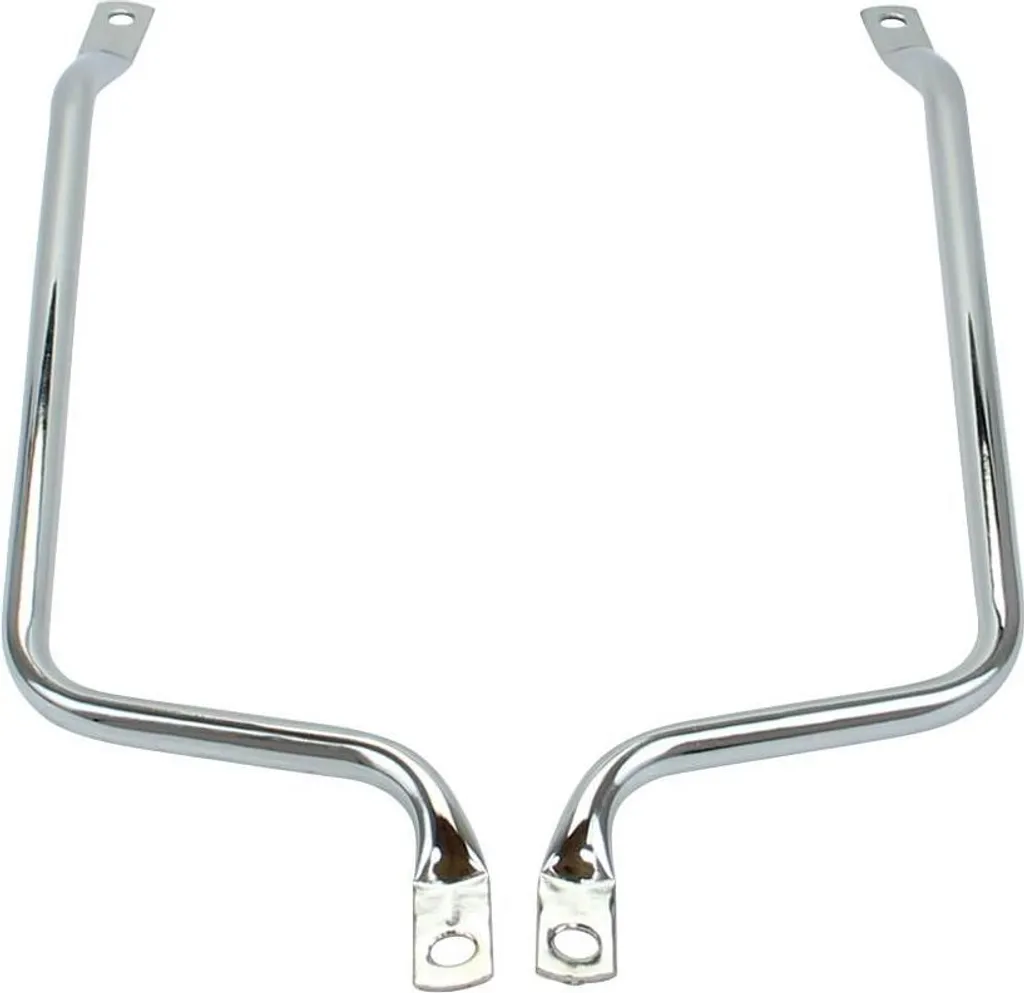 Kit de Support de Garde-boue Arrière Chromé pour MCB Compact - Acier - 2
