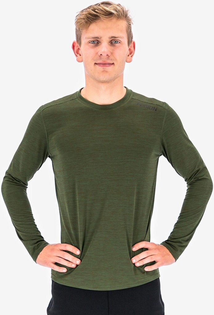 Fusion Mens C3 LS Shirt GREEN GREEN L