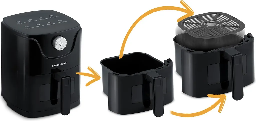 Friteuse sans graisse Berdsen 3,5L - Modèle BD-654 Haute Performance - 9