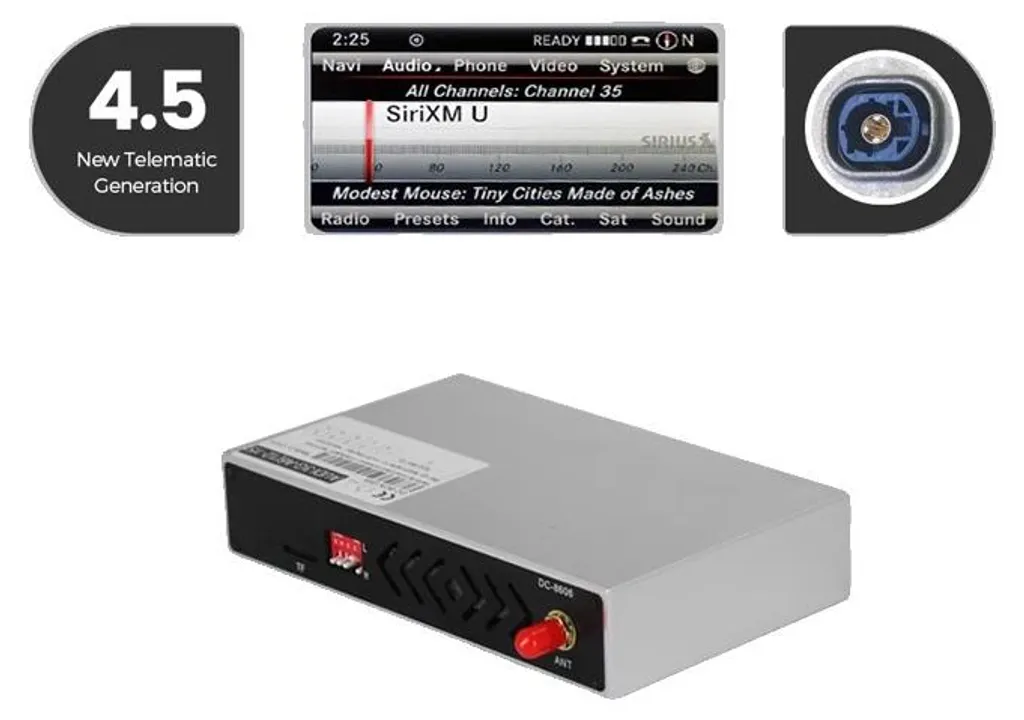 Adaptateur CarPlay sans fil haute compatibilité NTG 4.5 Noir Compact