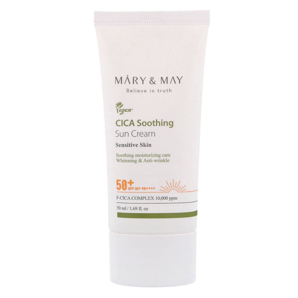 Mary&May CICA Soothing Sun Cream SPF50+ PA++++ 50ml - Zdjęcie produktu 