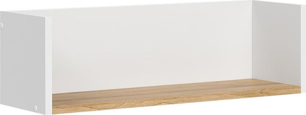 Stěnová police Vicco Viktor Bílá/Artisan 67.8 x 20 cm, Obrázek produktu 