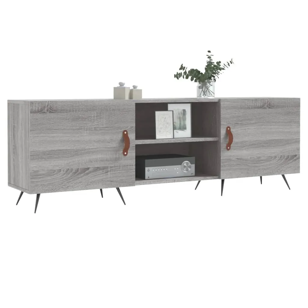 Maison Exclusive Mobile Porta TV 150cm Grigio Sonoma - Arredo Contemporaneo - 3