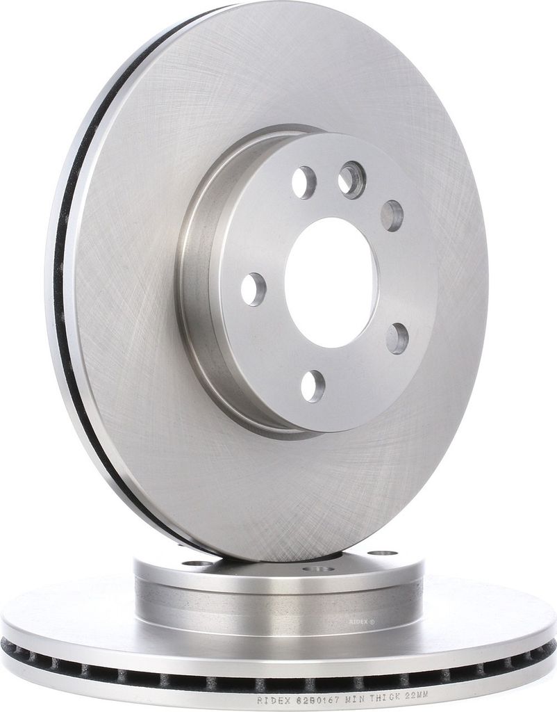 RIDEX 82B0167 - OE 1141782 Bremsscheibe, Vorderachse für Galaxy (WGR), Alhambra (7V), Sharan (7M), T4