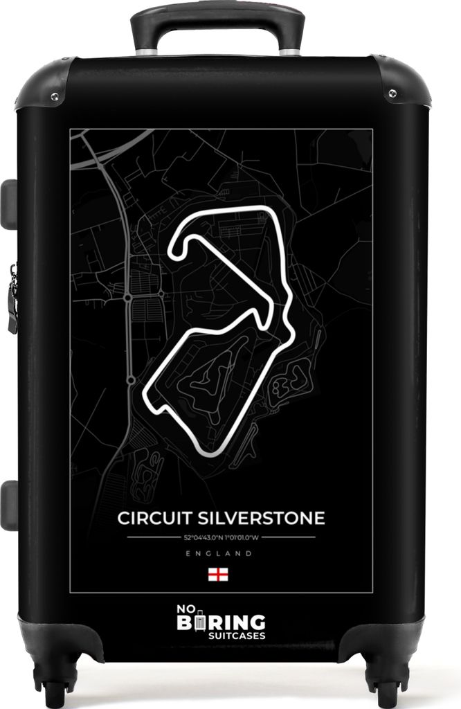 NoBoringSuitcases.com® Großer Koffer - F1 - Sport - Produktbild 