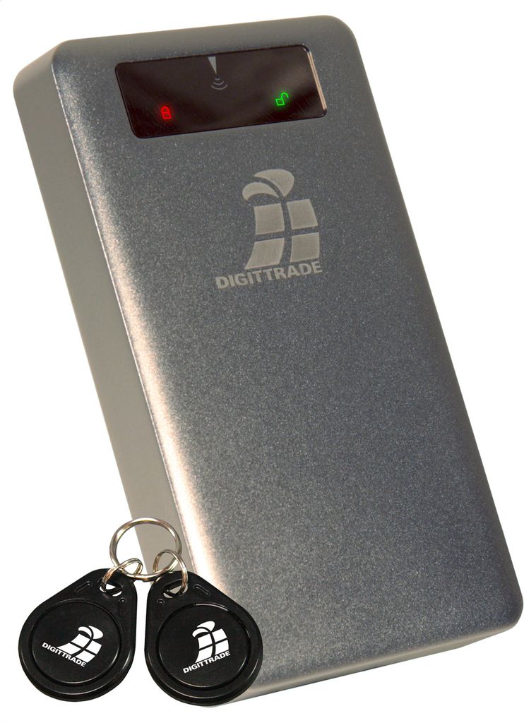Digittrade RS256 500GB SSD RFID Security externe Festplatte (6,4 cm (2,5 Zoll), 5400rpm, USB 3.0, 256-Bit AES Verschlüsselung, Anti-Schock)