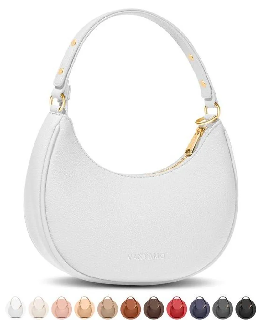 Sac à bandoulière simili cuir avec protection RFID et bandoulière réglable
