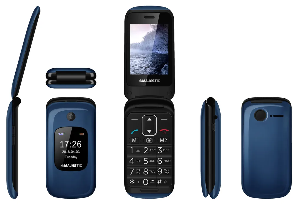 VCM Majestic Senior Phone SOS Blu | Eccellenza e Semplicità