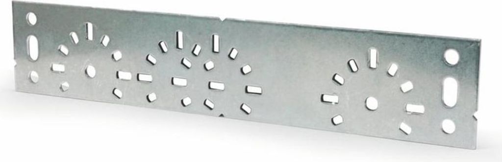 3 x Montageplatte für Fitting Wandscheiben - Stichmaße 73, 80, 100, 153 mm, 73 - 153 mm (Pack à 3 St