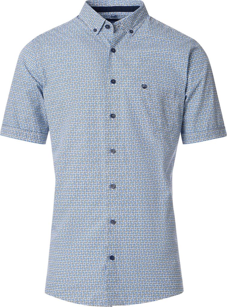 Redmond - Casual Fit - Herren Freizeithemd Kurzarm (251075999), Größe:4XL, Farbe:Grün(60)