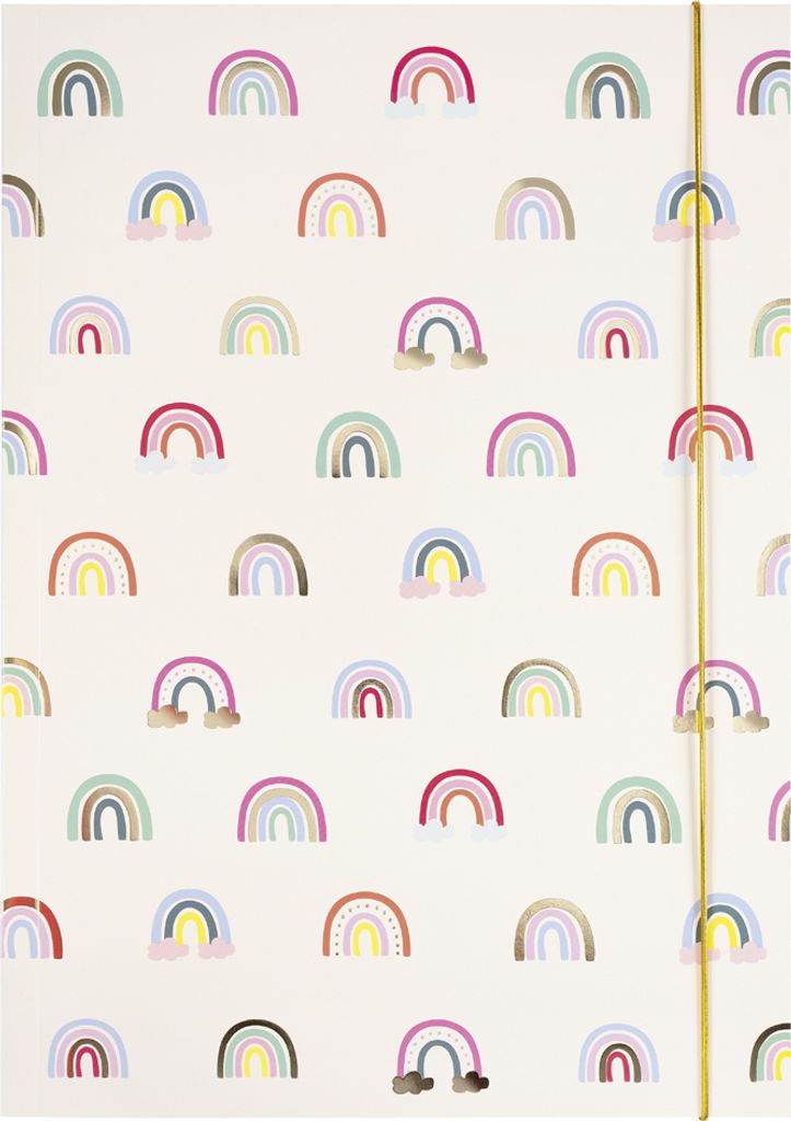 folia 69012 Chemise à dessin HOTFOIL "Rainbows" Carton DIN Image du produit 