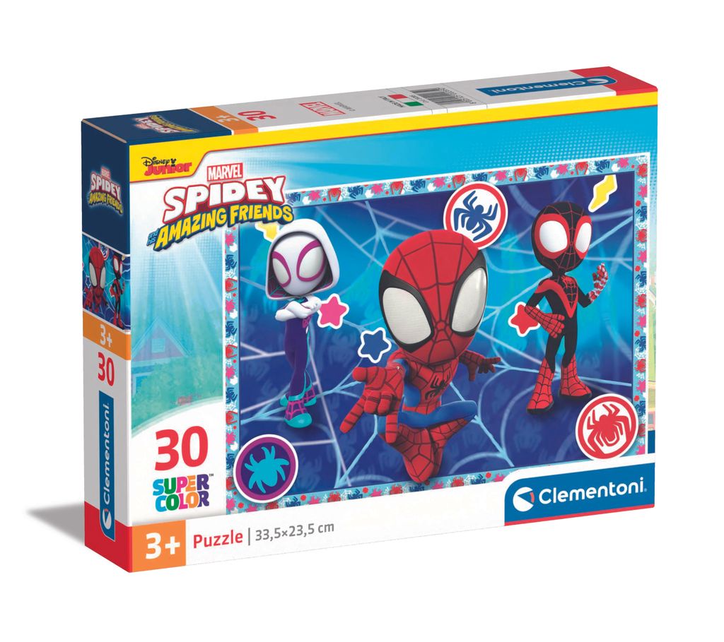 Clementoni puzzle 30 pièces SuperKolor Spidey&His Amazing Image du produit 