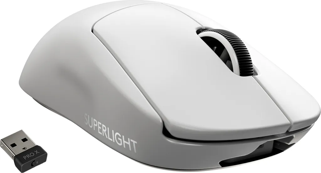 Souris Gamer sans fil Logitech Pro X Superlight Blanc pour viser sans lag