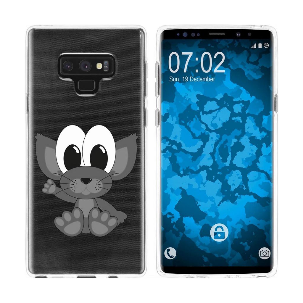 PhoneNatic Case kompatibel mit Samsung Galaxy Note 9 Silikon-Hülle Cutiemals M5